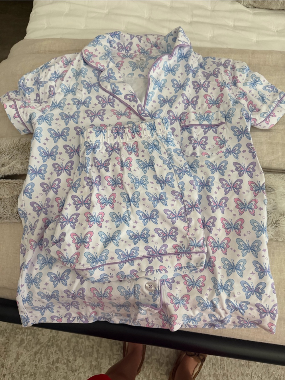 Roller Rabbit Flutter Polo Pajama Set - XS
